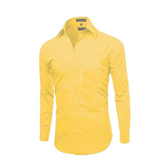 Men's Light Yellow Long Sleeve Dress Shirt, Size: S, Color: Yellow | Michaels Men's Light Yellow Long Sleeve Dress Shirt, Size: S, Color: Yellow | Michaels